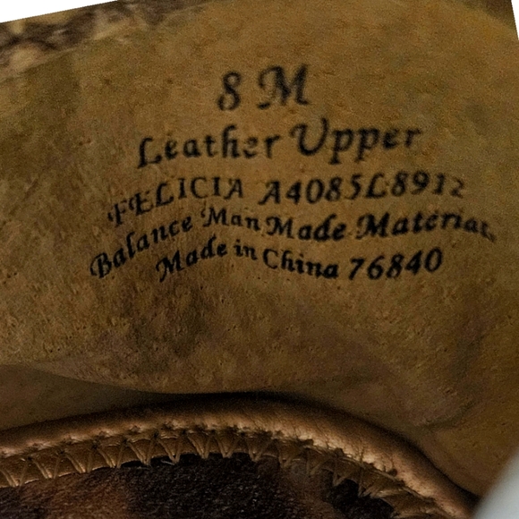 Sam Edelman Felicia Snake Print Leather Flats - Picture 10 of 10